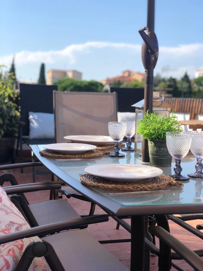 Apartamento Con Terraza Y Piscina En マルグラット・デ・マル エクステリア 写真