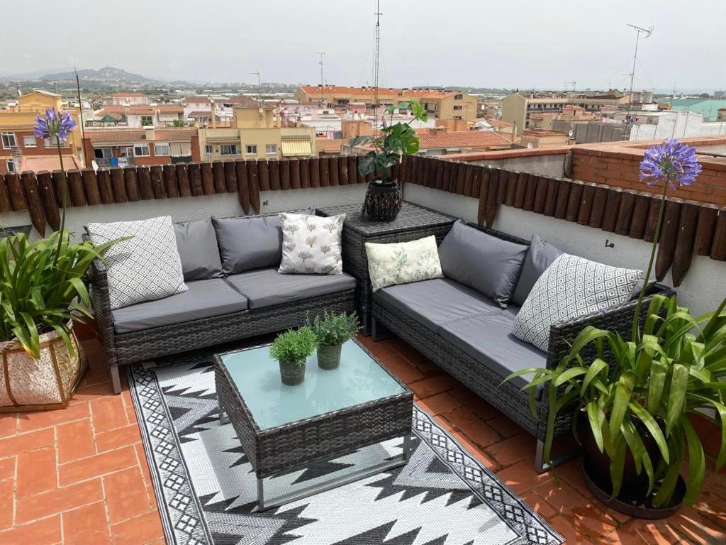 Apartamento Con Terraza Y Piscina En マルグラット・デ・マル エクステリア 写真