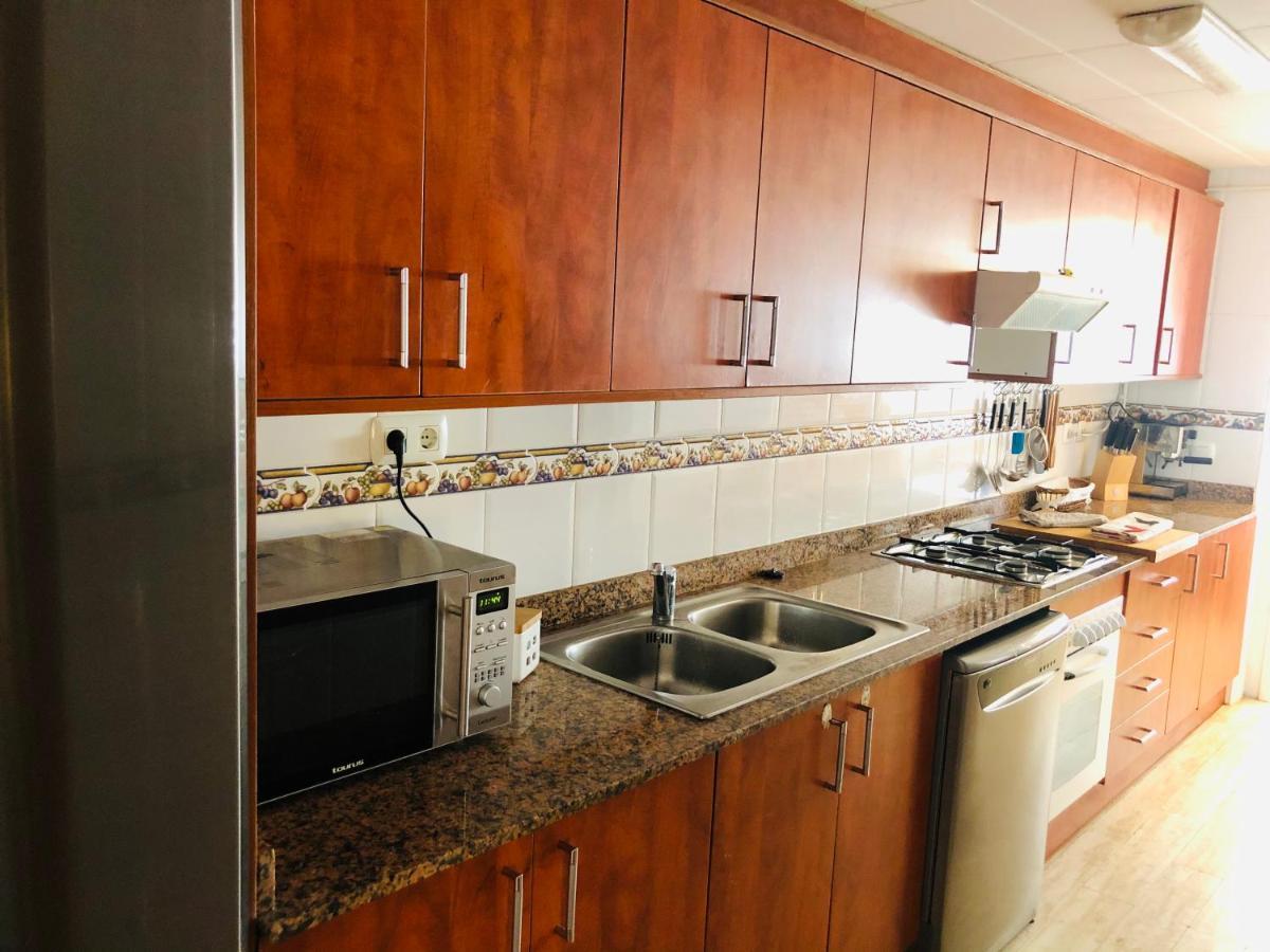 Apartamento Con Terraza Y Piscina En マルグラット・デ・マル エクステリア 写真